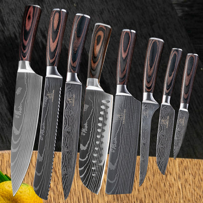 Damascus Elite Chef Knives
